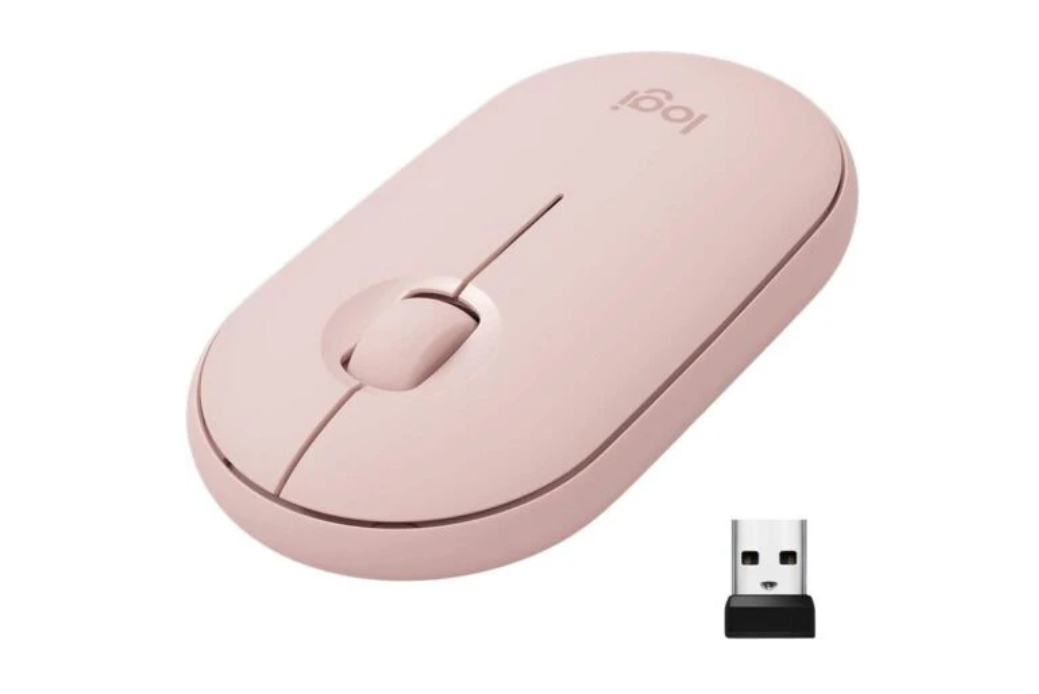 Logitech - Pebble M350 - Lyserød