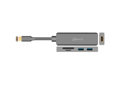 Sinox - iMedia USB-C Hub - (Aluminium)