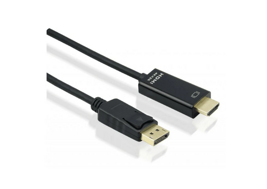 DISPLAYPORT 1.2 HANSTIK > HDMI-2.0 HANSTIK SORT 4K2K@60HZ 1M