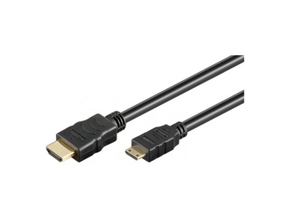 High Speed HDMI med Ethernet kabel 1m