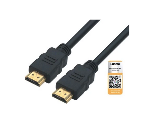 HDMI KABEL, 5M, PREMIUM 4K,18GBPS., 60HZ