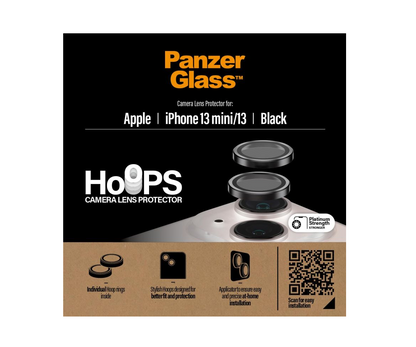 PANZERGLASS HOOPS KAMERALINSEBESKYTTER IPHONE 13 MINI | 13 | SORT