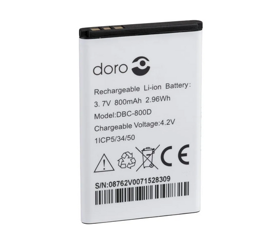 DBC-800D BATTERI TIL DORO TELEFON MODEL 603X/605X/65XX/551X/503X/66X