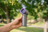 Verbatim Cool 'n' Go Aqua Breeze Handheld Fan Grey/Purple