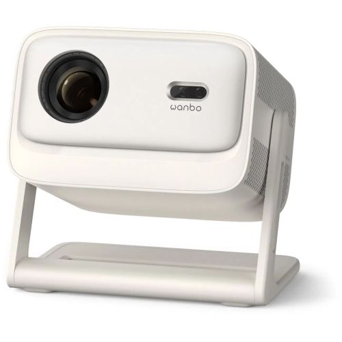 Wanbo Projektor Vali 1 Pro 1080P FHD med Android 14, 900 ANSI, 200 Gimbal, Hvid EU