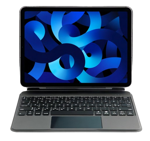 Xceed CoverKey - iPad 10.9" Gen 10+11 - Ipad Air Gen 5  Black - Nordic layout