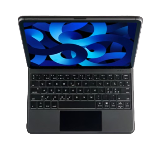 Xceed CoverKey - iPad 10.9" Gen 10+11 - Ipad Air Gen 5  Black - Nordic layout