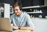 JVC HA-S36W Headset Trådløs Opkald/musik Bluetooth Blå