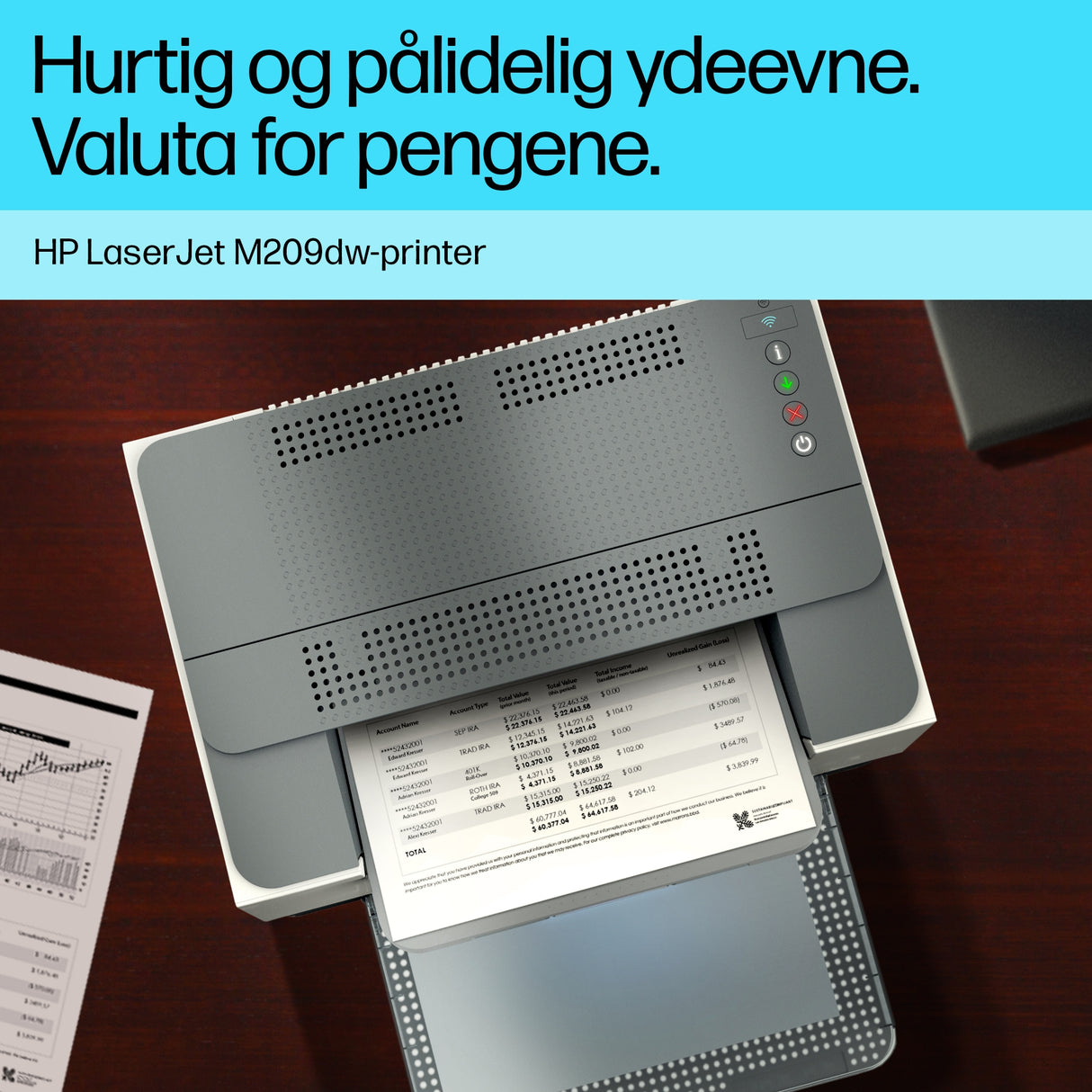 HP LaserJet M209dw Printer