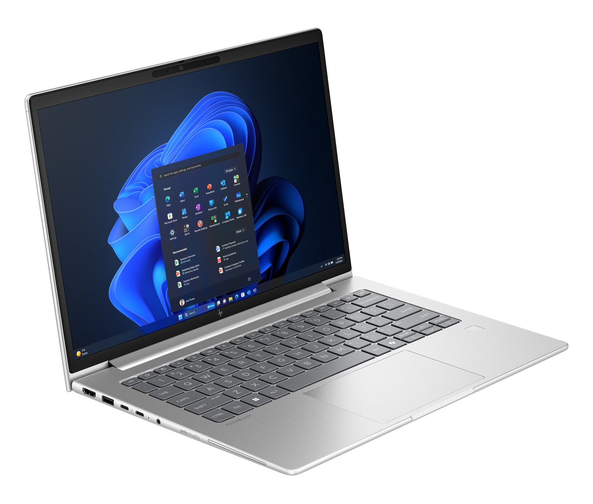 HP EliteBook 6 G1i Intel Core Ultra 5 225U Laptop 35,6 cm (14") WUXGA 16 GB DDR5-SDRAM 512 GB SSD Wi-Fi 7 (802.11be) Windows 11 Pro AI PC Sølv
