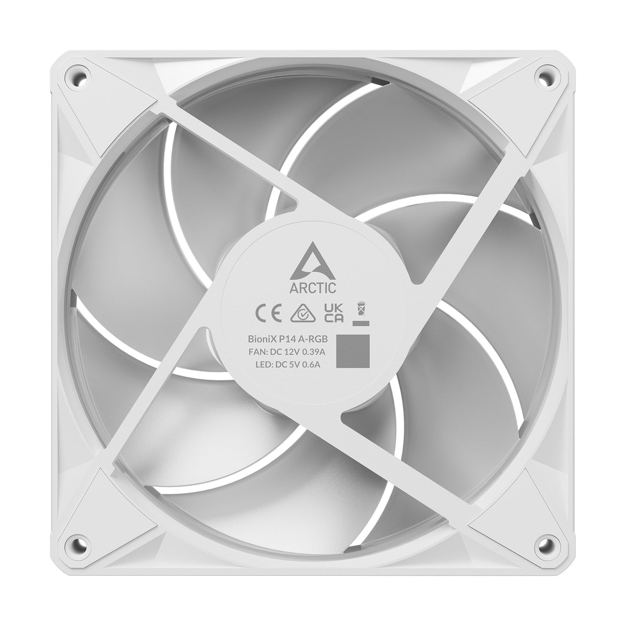 ARCTIC BioniX P14 A-RGB Computerkabinet Ventilator 14 cm Hvid 3 stk