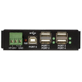 StarTech.com Rackmount USB 2.0 Hub - 4 Port Rugged Industrial USB 2.0 Hub Sort