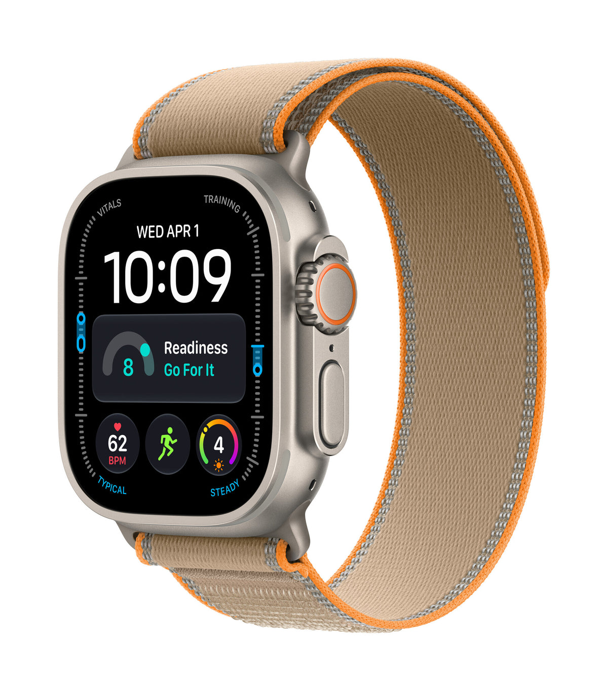 *Apple Watch Ultra 4 GPS + Cellular 49mm Natural Titanium Case with Sand Trail Loop - M/L