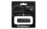 Kingston Technology IronKey Locker+ 50 G2 USB-nøgle 32 GB USB Type-A 3.2 Gen 1 (3.1 Gen 1) Sort