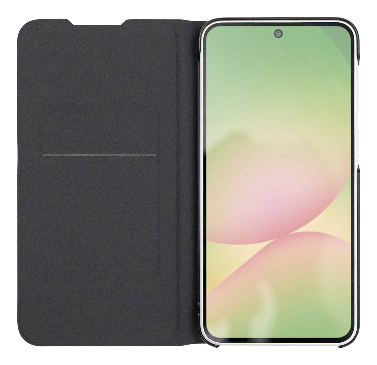 Samsung A57 Wallet Cover Black mobiltelefon etui 17 cm (6.7") Folie Sort