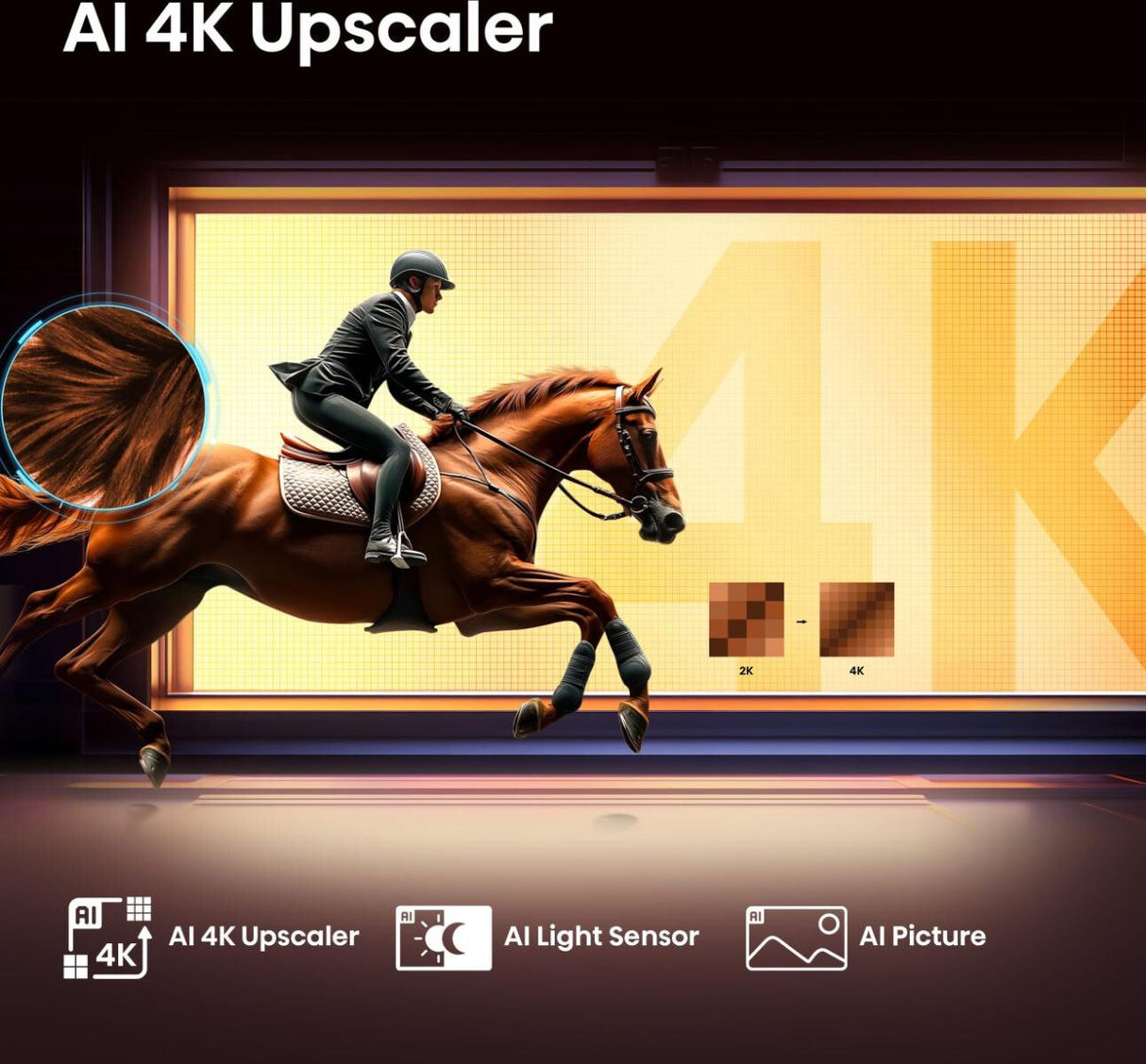 Hisense 43E7Q 109,2 cm (43") 4K Ultra HD Smart TV Wi-Fi Sort