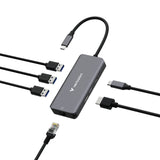 Verbatim 32157 interface hub USB 3.2 Gen 1 (3.1 Gen 1) Type-C 5000 Mbit/s Grå