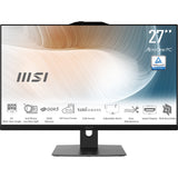 MSI Modern AM272P 1M-845EU All-in-One PC Intel Core 7 150U 68,6 cm (27") 1920 x 1080 pixel 16 GB DDR5-SDRAM 1 TB SSD Windows 11 Pro Wi-Fi 6E (802.11ax) Sort