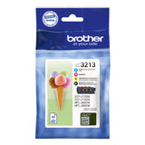 Brother LC 3213 Sort Gul Cyan Magenta 400 sider Blæk