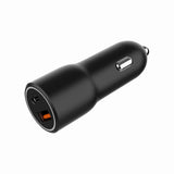 Gembird TA-UC-AC2PDQC38-CAR-01 oplader til mobil enhed Universel Sort Cigartænder Hurtig opladning Automatisk
