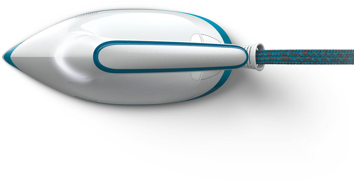 Philips PSG6022/20 Dampstrygning station 2400 W 1,8 L SteamGlide Plus strygesål Blå, Hvid