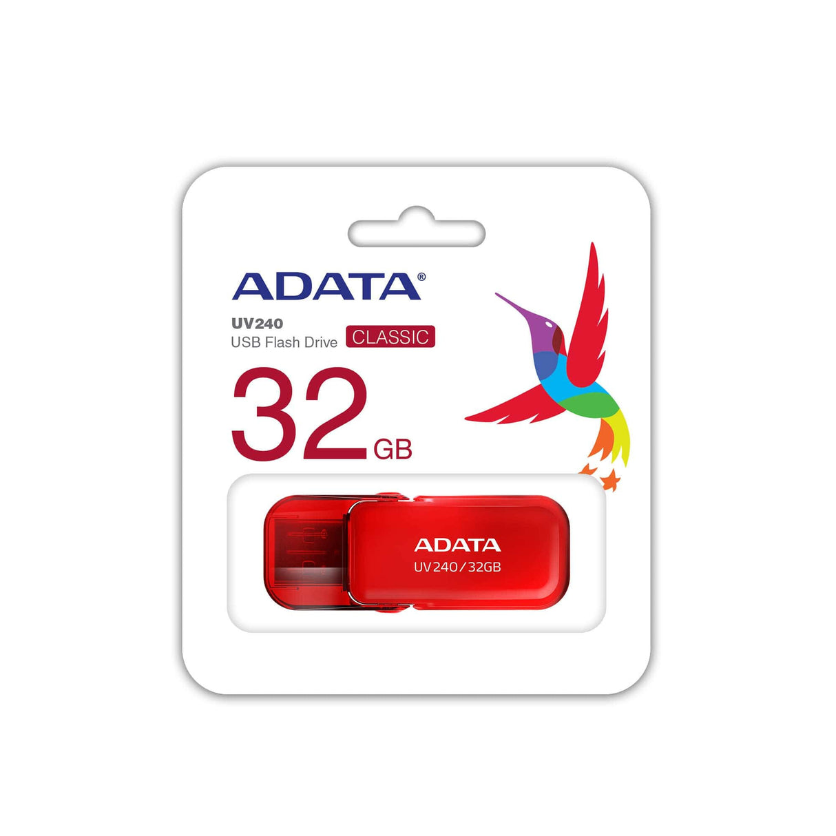 ADATA UV240 USB-nøgle 32 GB USB Type-A 2.0 Rød
