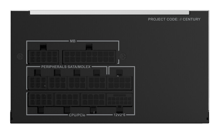 Montech CENTURY II enhed til strømforsyning 850 W 20+4 pin ATX ATX Sølv, Sort