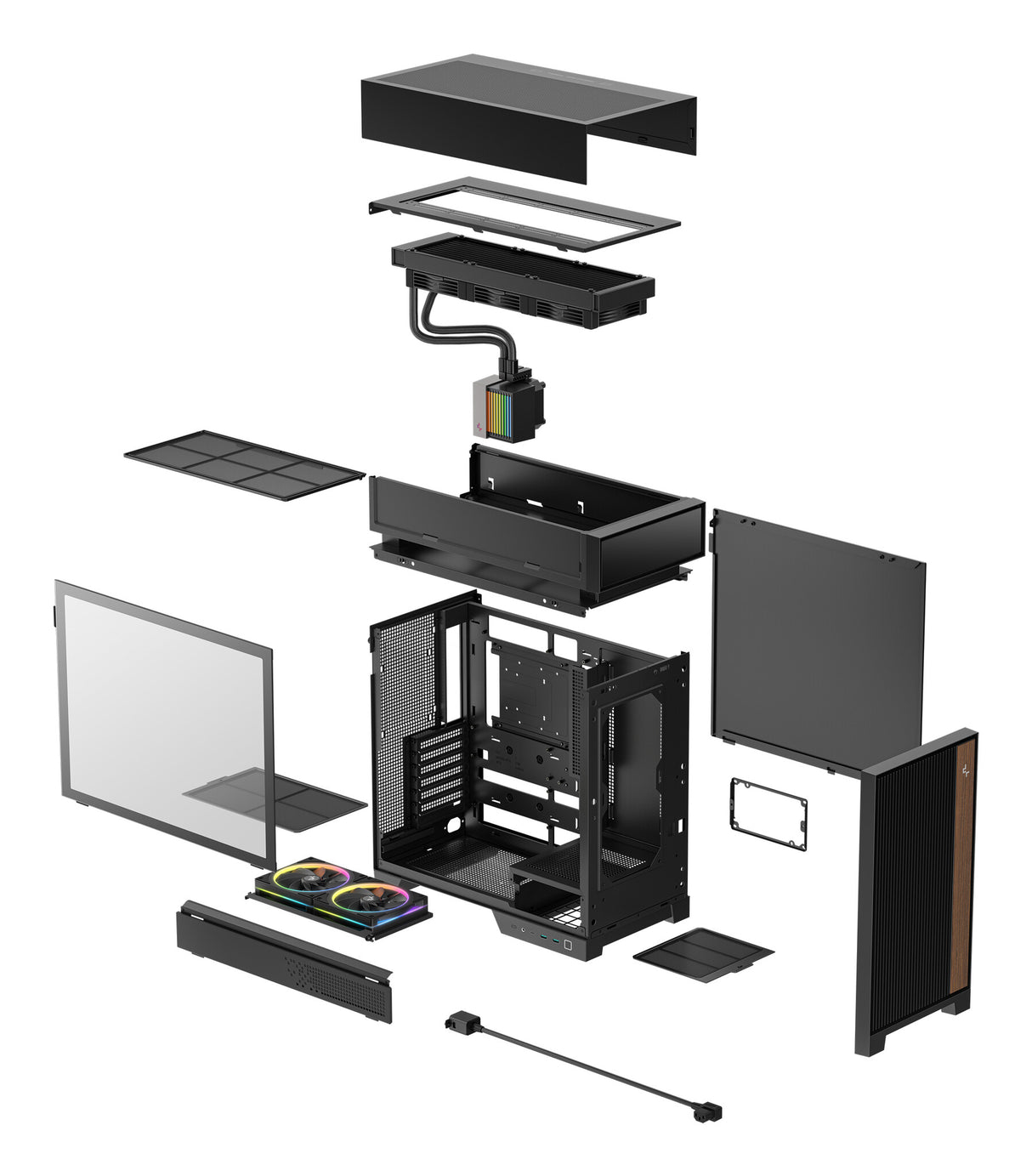 DeepCool CL6600 Midi Tower Sort