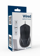 Gembird -3B-02 mus Kontor Ambidextrous USB Type-A Optisk 1000 dpi