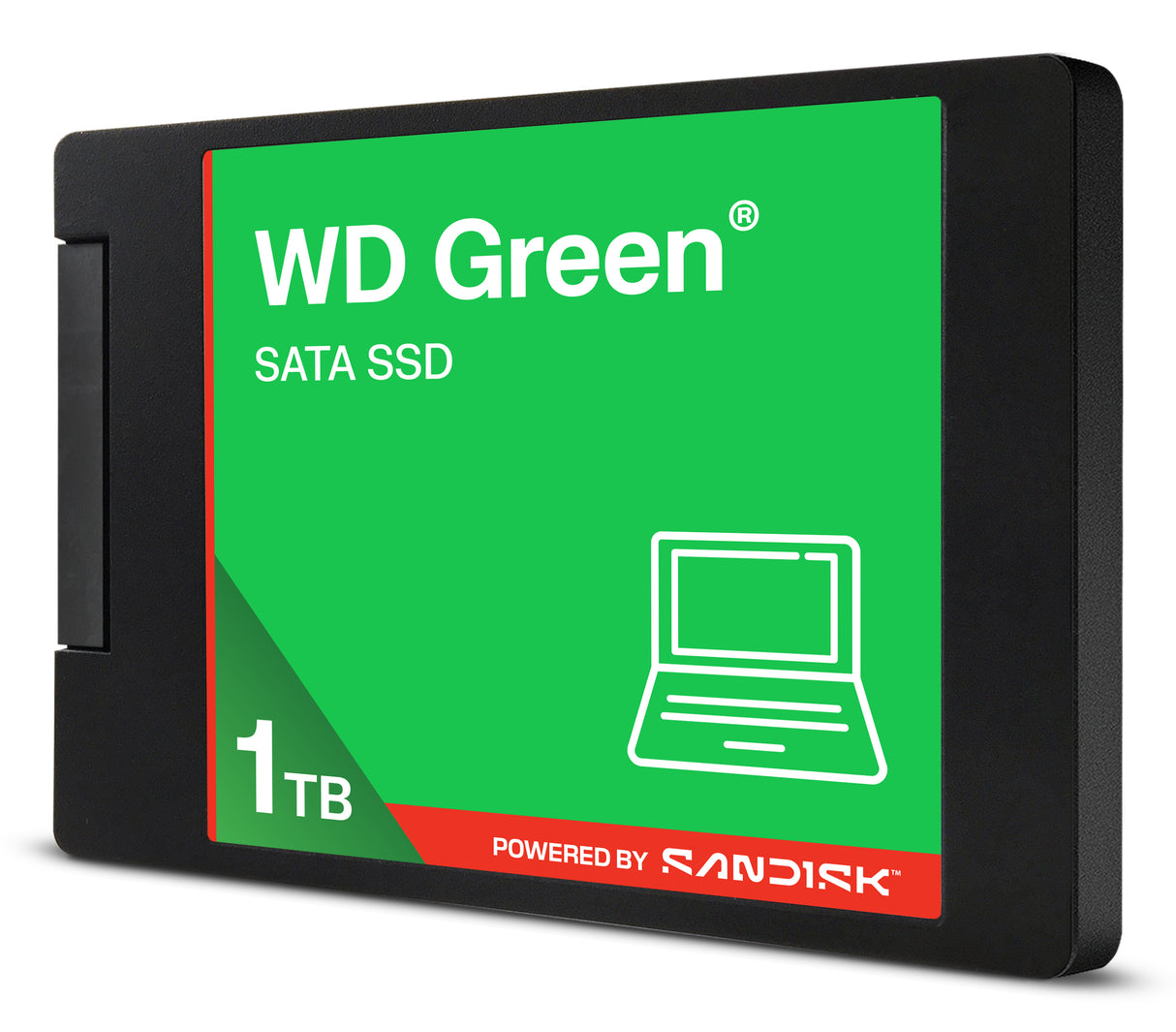 Western Digital Green WDS100T5G0A 1 TB 2.5" Serial ATA III 3D NAND