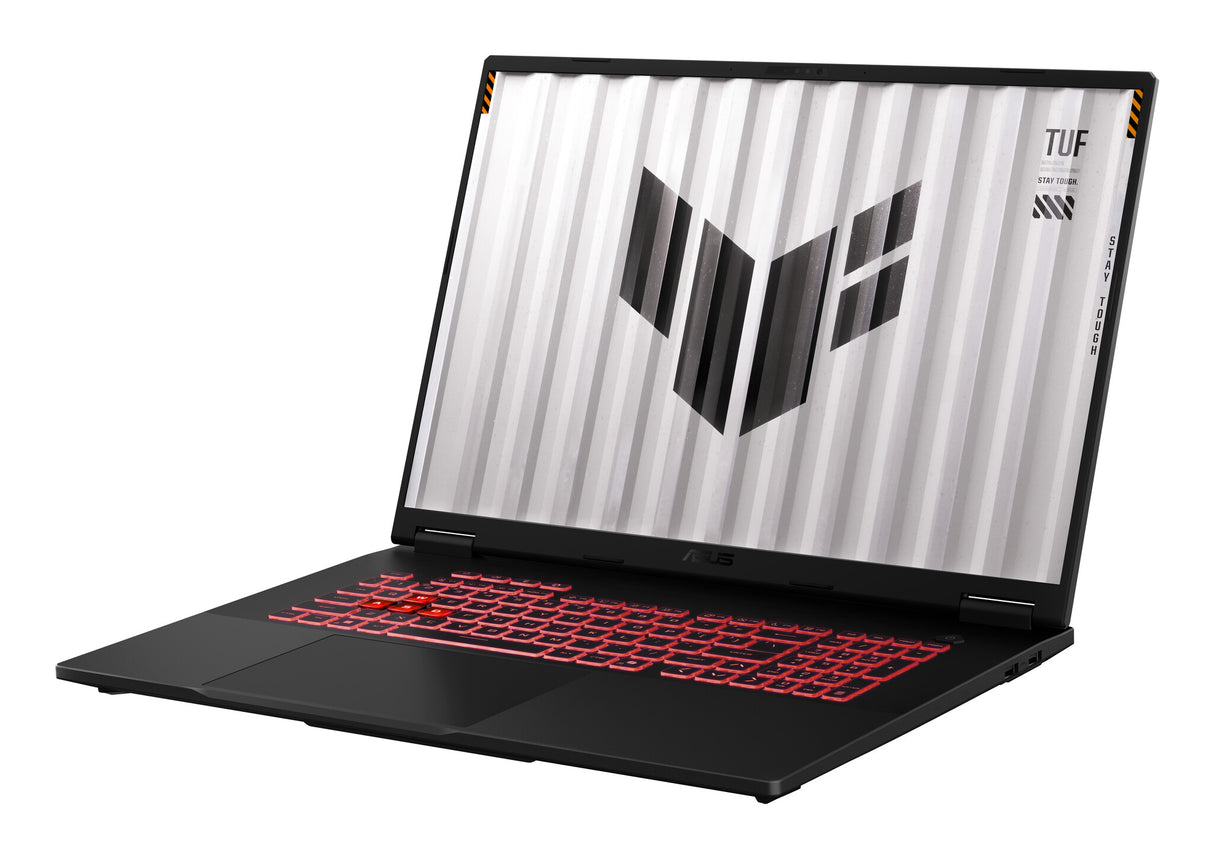 ASUS TUF Gaming A18 FA808UM-S8015W AMD Ryzen™ 7 260 Laptop 45,7 cm (18") WUXGA 16 GB DDR5-SDRAM 512 GB SSD NVIDIA GeForce RTX 5060 Wi-Fi 6E (802.11ax) Windows 11 Home Sort, Grå