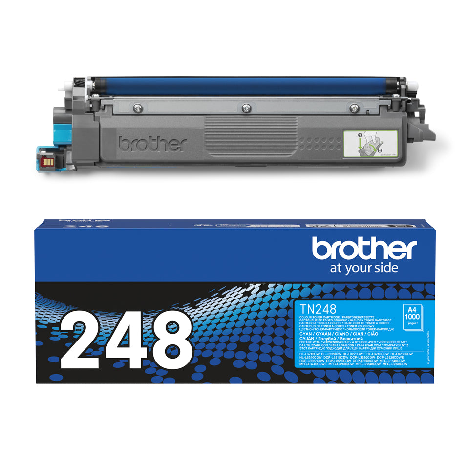 Brother TN-248C tonerpatron 1 stk Original Blå