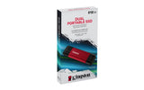 Kietasis diskas Kingston Technology 512GB Dual USB-A/C Portable SSD, Up to 1050MB/s USB 3.2 Gen 2
