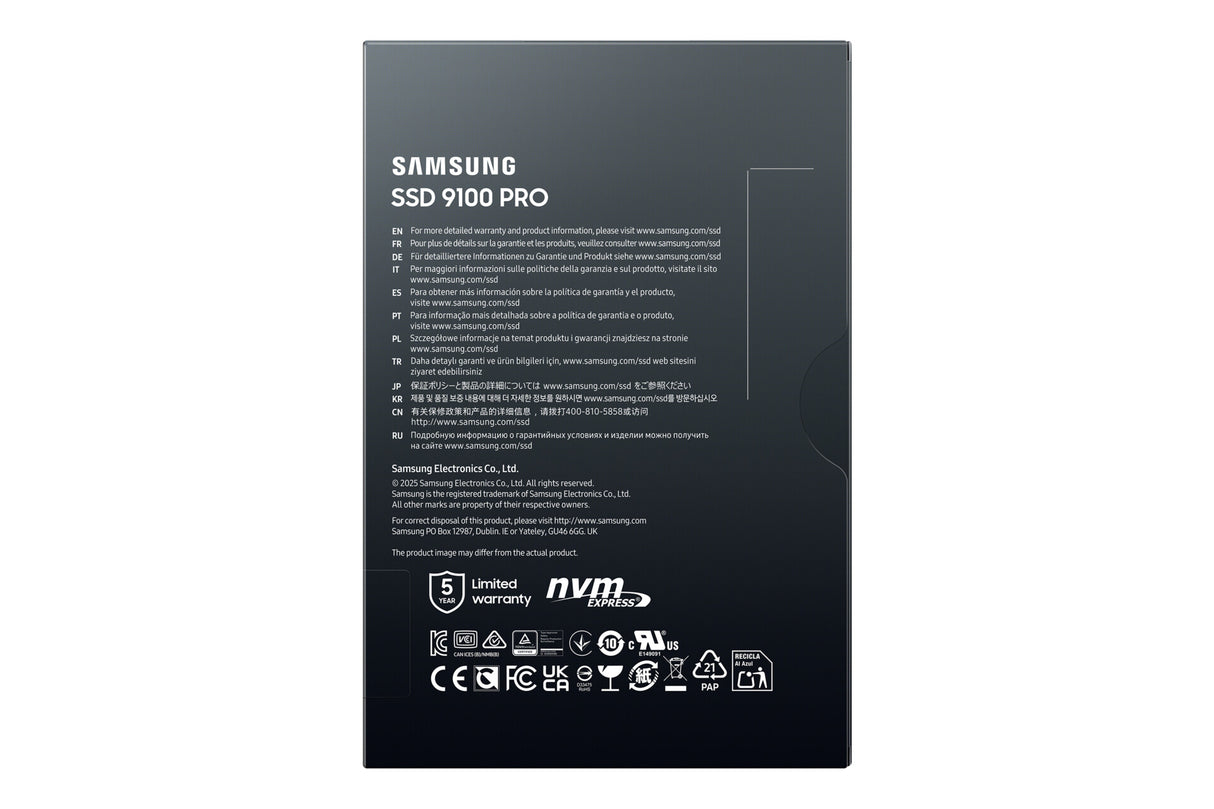 Samsung MZ-VAP4T0 4 TB M.2 PCI Express 5.0 NVMe V-NAND TLC