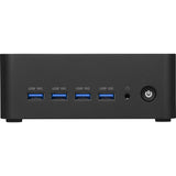MSI Cubi Z AI 8M-006BEU Terning Sort 8845HS AMD SoC 3,8 GHz Indbyggede højttaler(e)