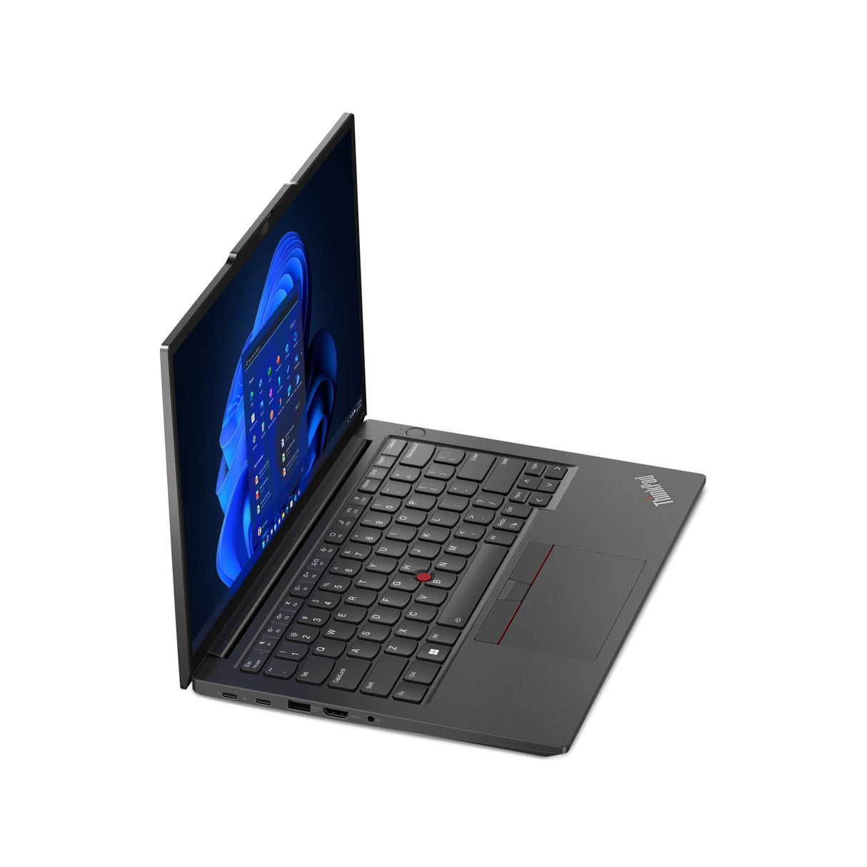 Lenovo ThinkPad E14 Gen 5 (AMD) AMD Ryzen™ 5 7430U Laptop 35,6 cm (14") WUXGA 8 GB DDR4-SDRAM 256 GB SSD Wi-Fi 6 (802.11ax) Windows 11 Pro Nordisk Sort