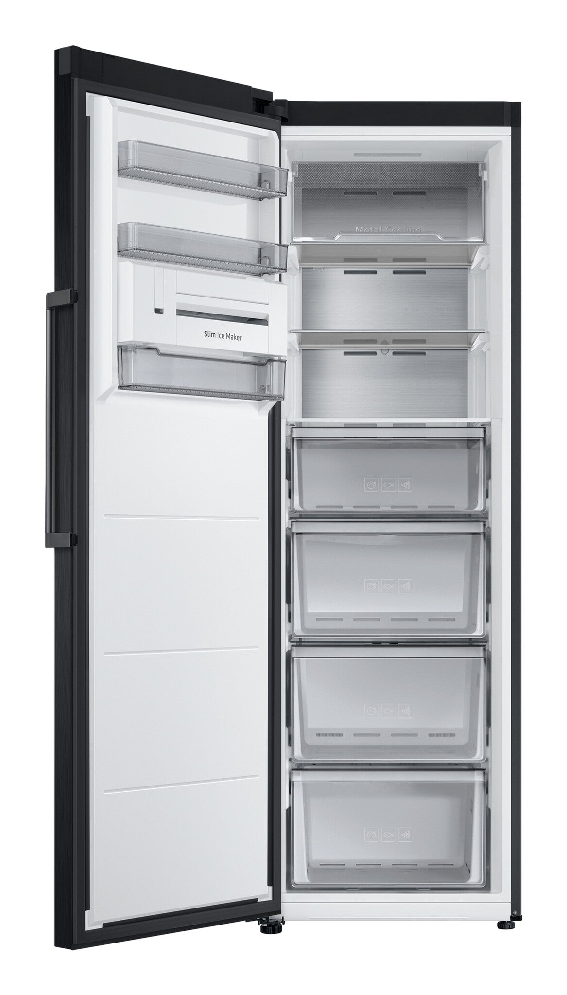 Samsung RZ32C7CBEB1 Stående fryser Fritstående 323 L Sort