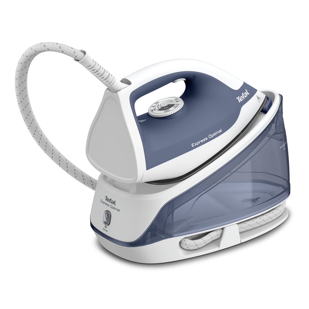 Tefal Express Optimal SV4110 2200 W 1,2 L Keramisk Express Glide Blå, Hvid