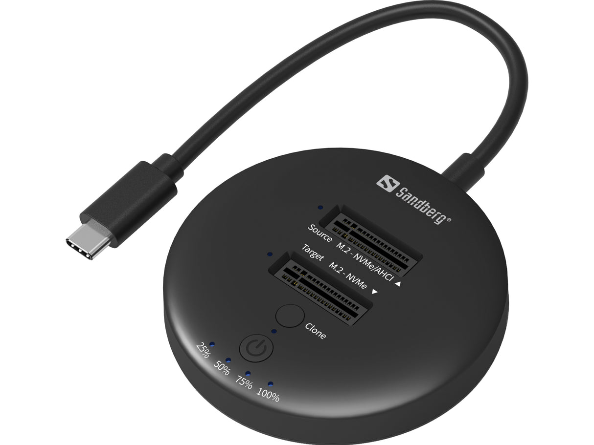 SANDBERG USB3.2 Cloner Dock for M2+NVMe