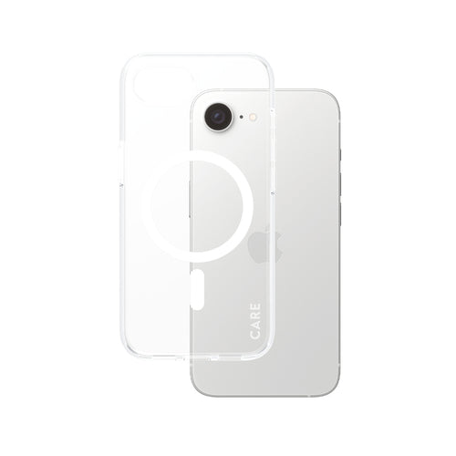 PanzerGlass CARE by ® Flagship Case Transparent Urban Combat m. Hvid Qi Compatible iPhone 16e