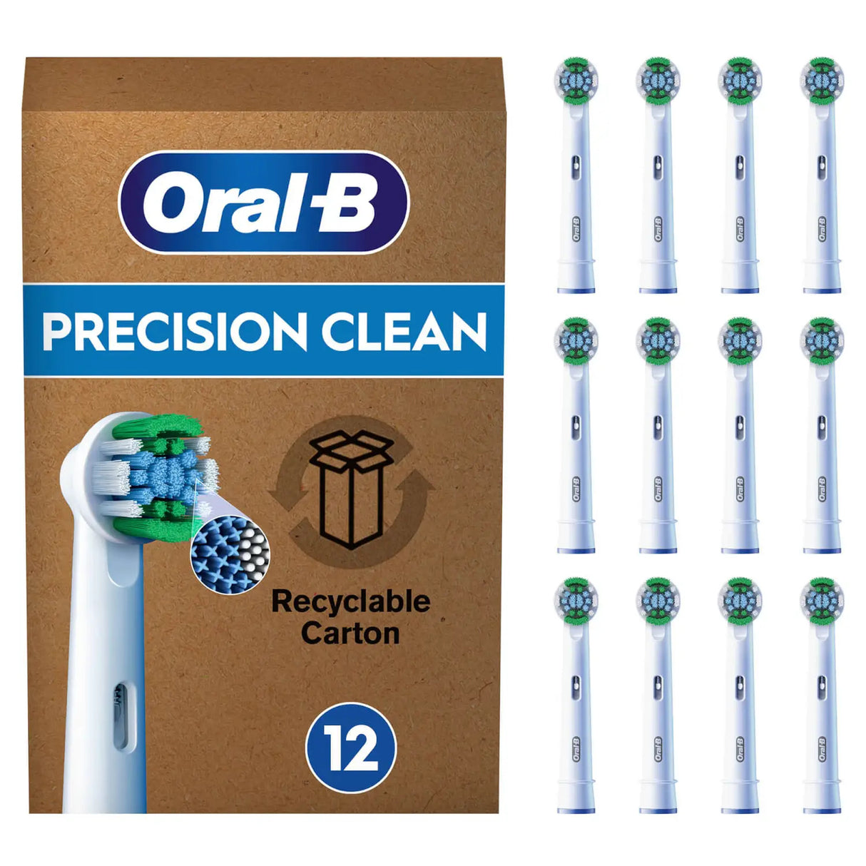 Oral-B Precision Clean 12 stk Hvid