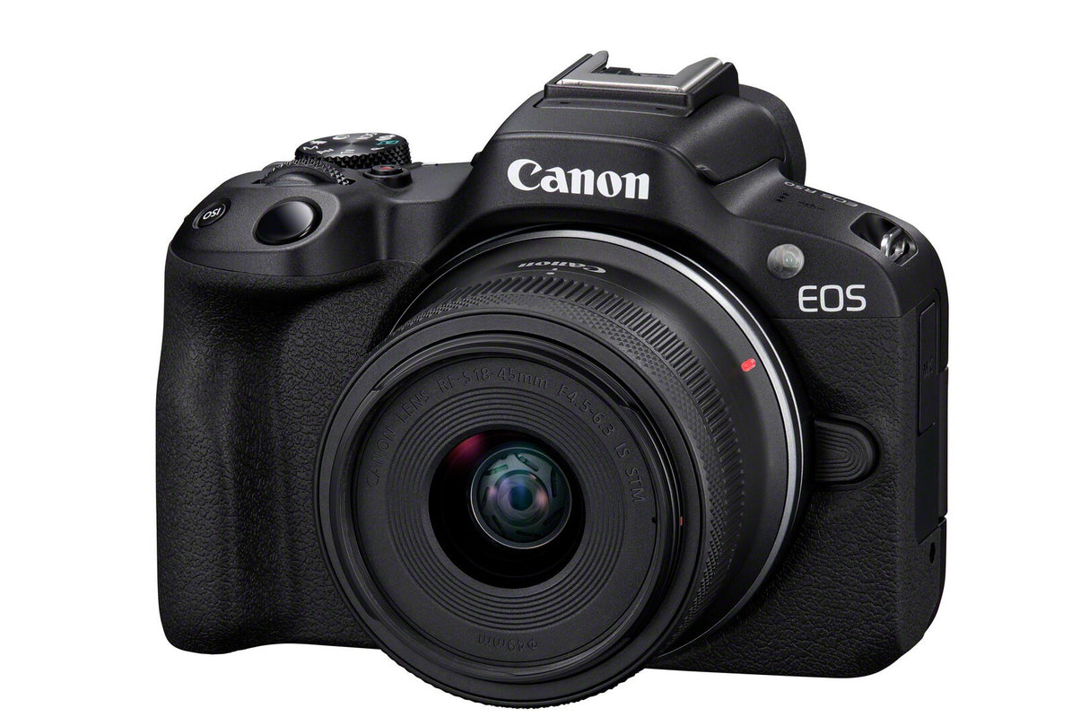 Canon EOS R50, Black + RF-S 18-45 IS STM + RF-S 55-210mm F5-7.1 IS STM Kit MILC 24,2 MP CMOS 6000 x 4000 pixel Sort