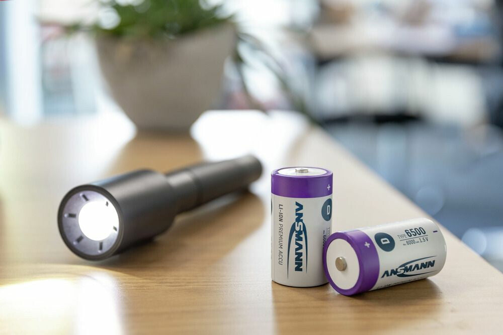 Ansmann 1314-0005 husholdningsbatteri Genopladeligt batteri D Lithium-Ion (Li-Ion)
