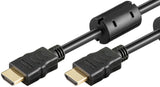 Goobay 31910 HDMI-kabel 5 m HDMI Type A (Standard) Sort