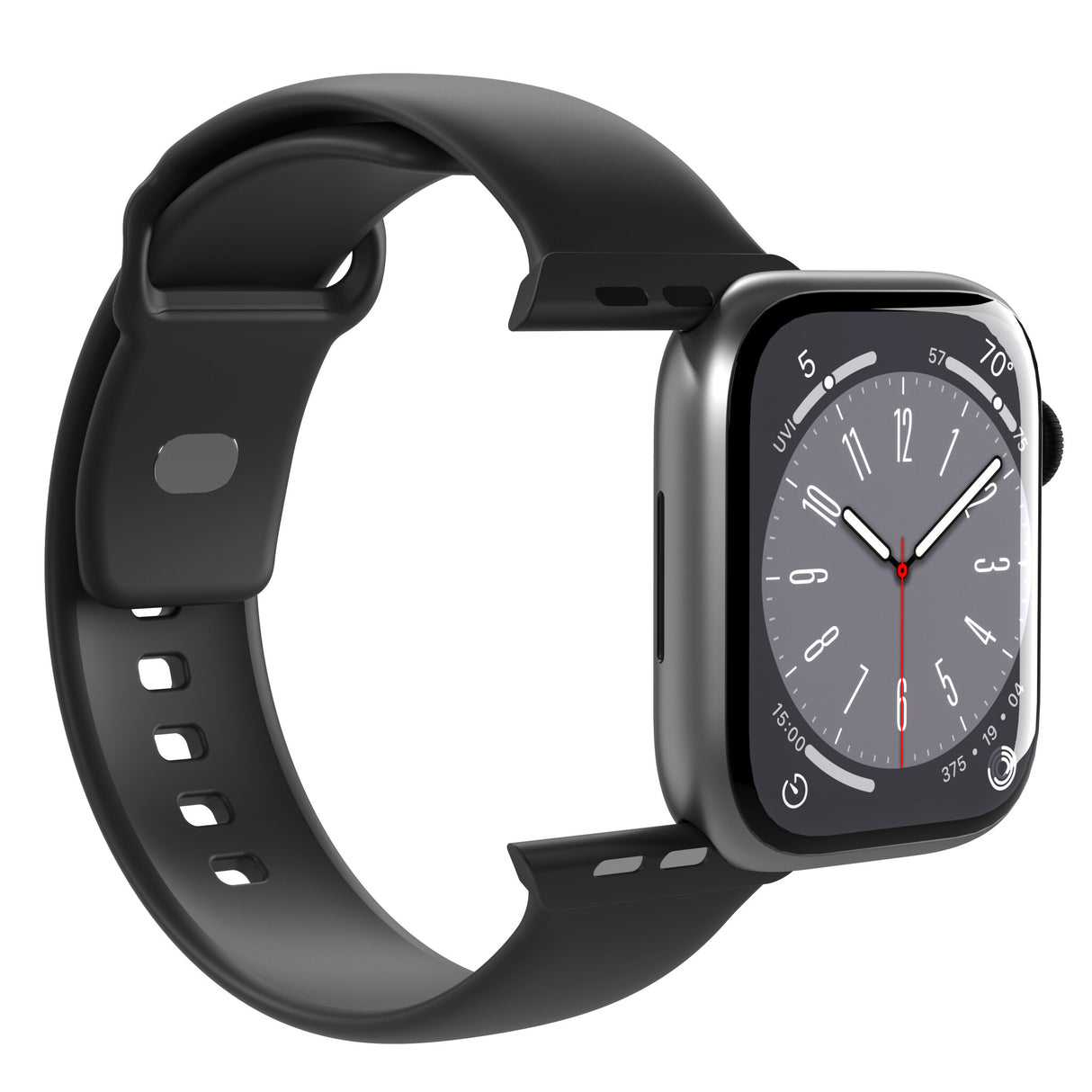 PURO PUICNAW40BLK Smart bærbart (wearable) tilbehør Band Sort Silikone