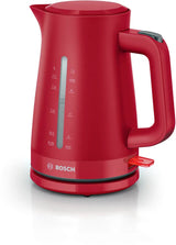Bosch TWK3M124 elkedel 1,7 L 2400 W Rød