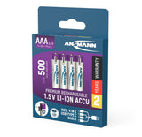 Ansmann 1311-0028 husholdningsbatteri Genopladeligt batteri AAA Lithium-Ion (Li-Ion)