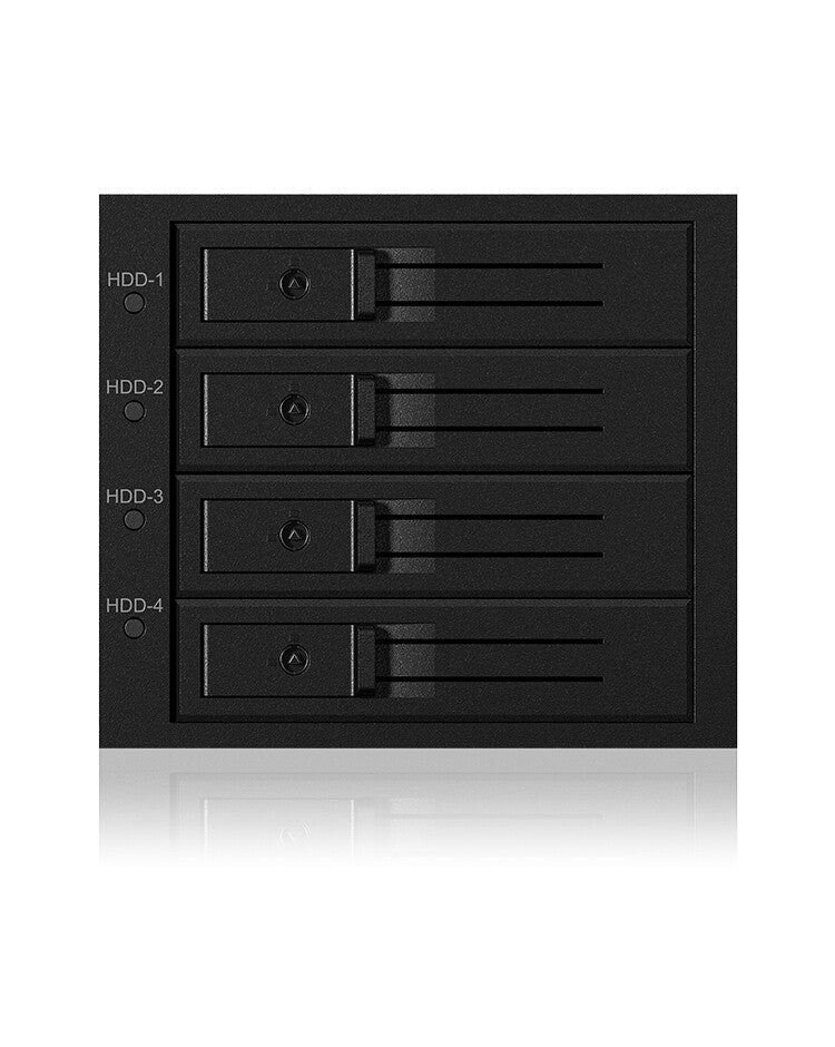 ICY BOX IB-564SSK 3x 5.25" Storage drive tray Black