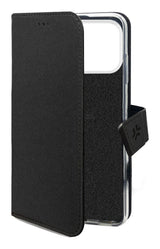 Celly WALLY mobiltelefon etui 16 cm (6.3") Tegnebogsetui Sort