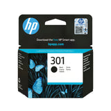 HP Original 301-blækpatron, sort